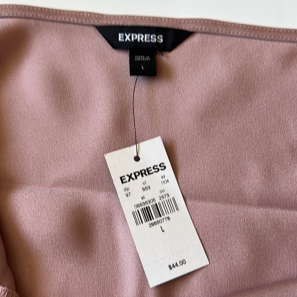 Express Camisole Cowl Neck Blush Pink Size Large - Picture 4 of 4